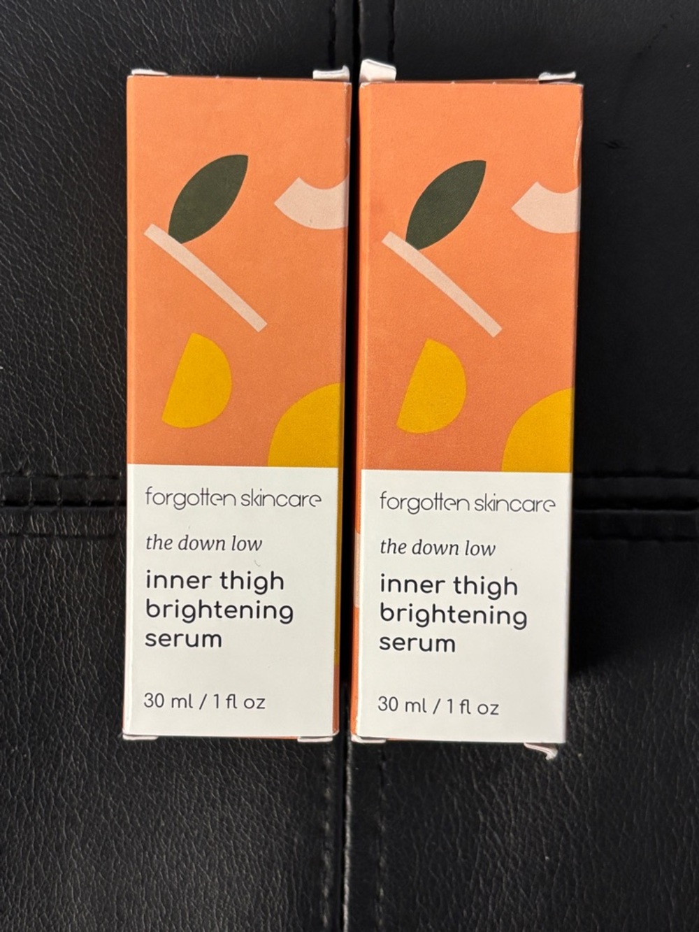 Forgotten Skincare The Down Low Inner Thigh Brightening Serum - Lot of 2 - New